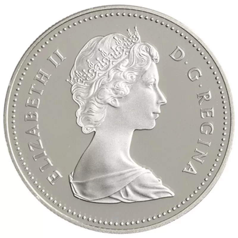 1982 Canadian Proof Double Dollar Set- may be lightly toned or cloudy